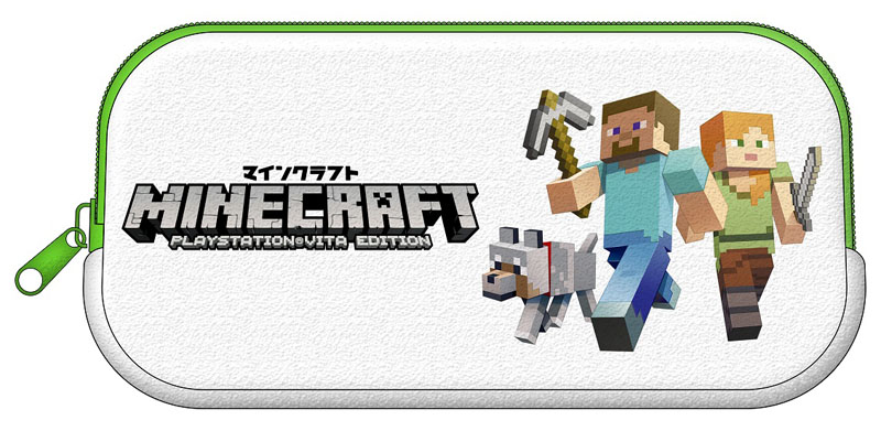 オリジナルのポーチ<BR><span class="fnt-70">(C)2017 Mojang AB and Mojang Synergies AB. MINECRAFT is a trademark or registered trademark of Mojang Synergies AB. (C)2017 Sony Interactive Entertainment Inc. All rights reserved. Design and specifications are subject to change without notice</span>