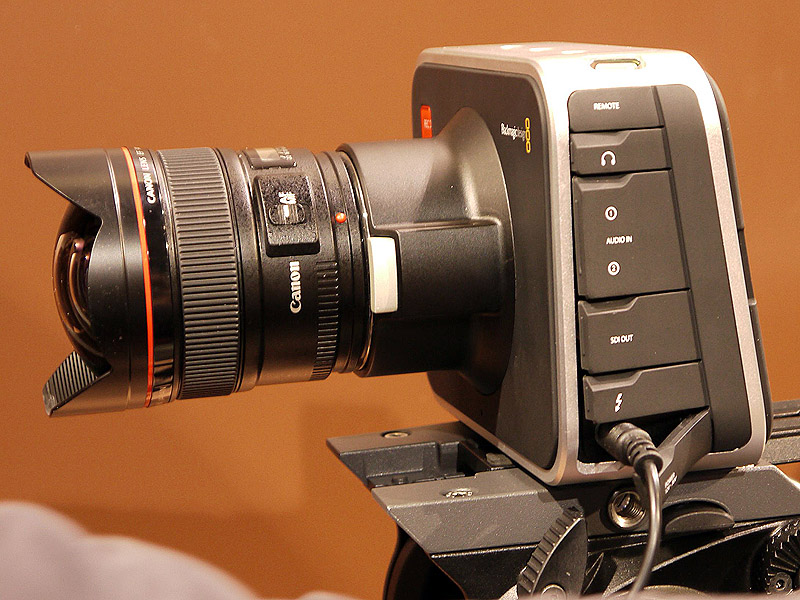 2.5K撮影可能なBlackMagic Cinema Camera