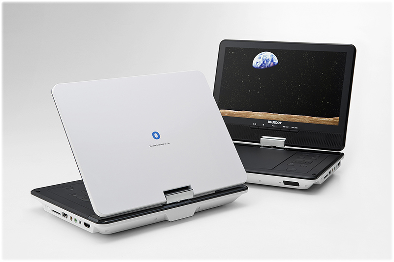 ★DVD ポータブル プレイヤー BLUEDOT BDP-1850★ BLUEDOT、約14,000円の10型ポータブルDVD。HDMI出力付き - AV Watch