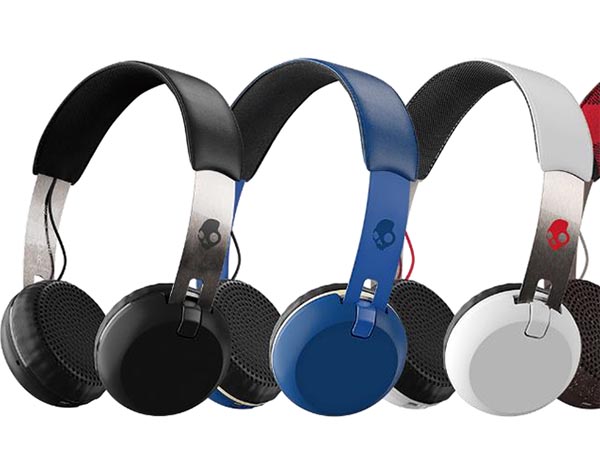 ヘッドホン Skullcandy Grind Wireless S5GBW-J543 SKULLCANDY Grind S5GBW-J543 Wireless Bluetooth Headphones - Black