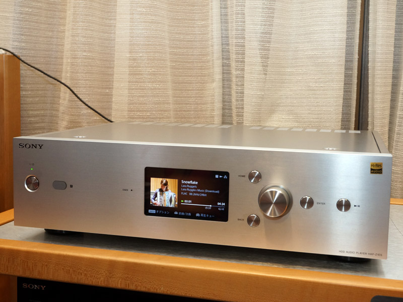 yamato　SONY HAP-S1 2018年製 ソニー、HDDオーディオ「HAP-Z1ES/S1」の液晶に白い横線が入る問題