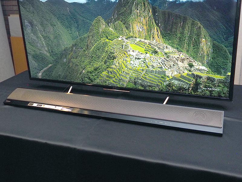 4K/HDR対応のソニー2.1chサウンドバー。ワイヤレス機能強化/LDAC