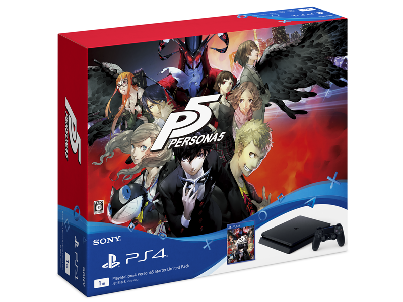 薄い新型PS4 1TB+ゲーム「ペルソナ5」のセットが39,980円で9月15日発売 ...