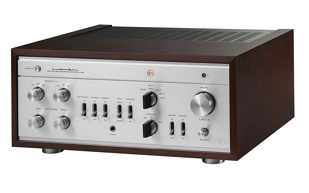 ラックスマン、12代目の真空管プリメインアンプ「LX-380」。46万円