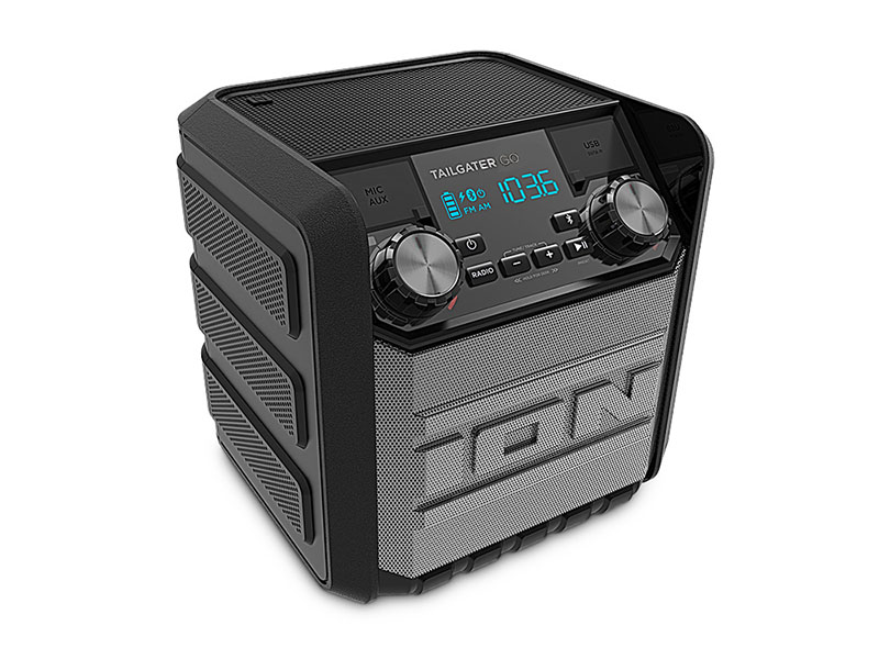 ION、マイクや楽器も繋げる20W出力の防水ポータブルBluetooth