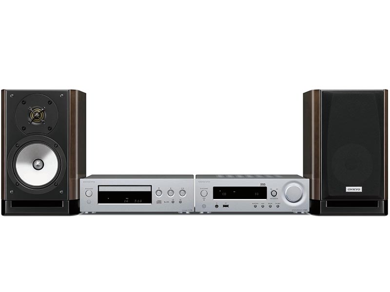 ONKYO INTEC ミニコンポ 【ジャンク品 ※CDプレーヤー故障】-silversky