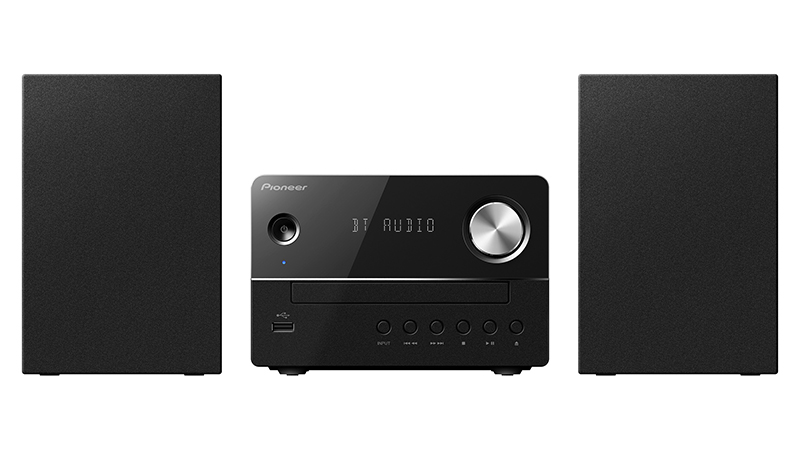 値下げPioneer ミニコンポ ホワイト リモコン付きBluetooth 対応 パイオニア、4カラーから選べるBluetooth＆NFC対応CDミニコンポ