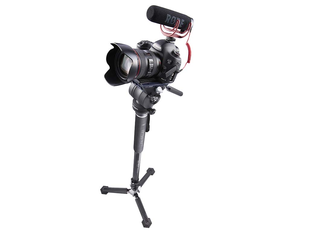 Libec HFMP 中古 モノポッドミニ三脚 （ヘッドなし） Libec HFMP HANDS FREE MONOPOD - 業務用撮影・映像・音響