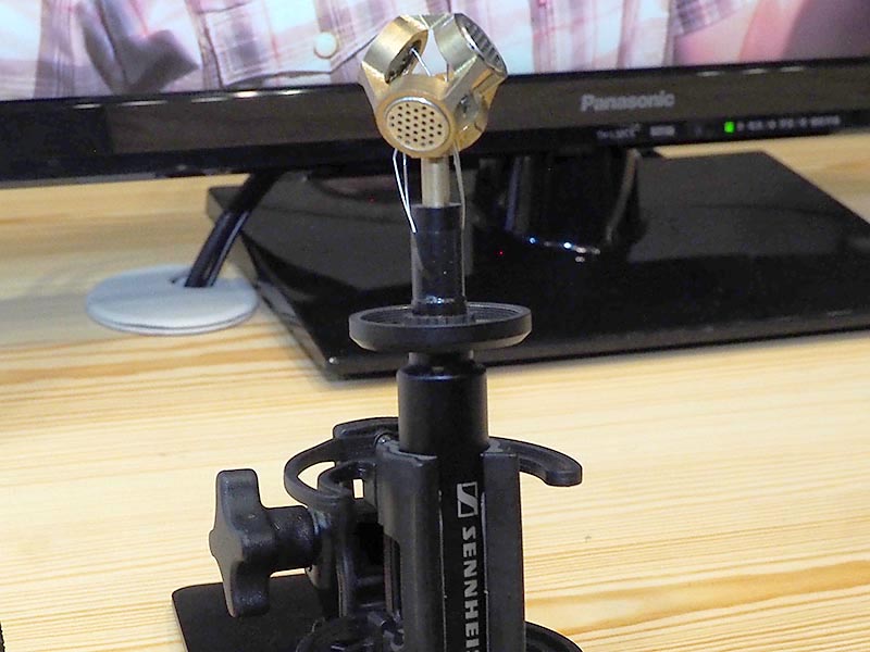 マイク1本でVR用360度音声を収録。ゼンハイザー「AMBEO VR MIC