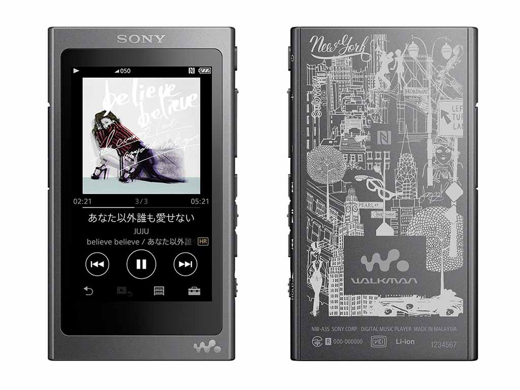 NYの街をイメージした、JUJUコラボのウォークマンやヘッドフォン - AV