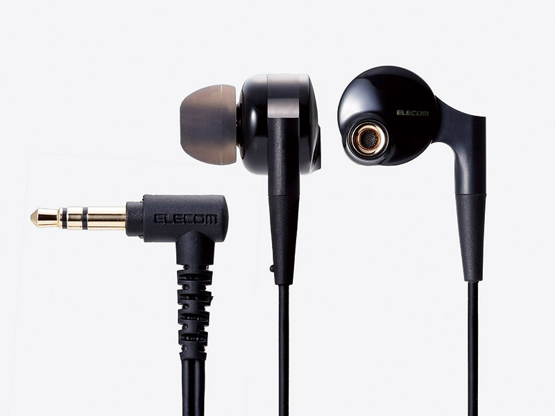 エレコム、新ドライバやダクトで重低音強化した約5千円のハイレゾ