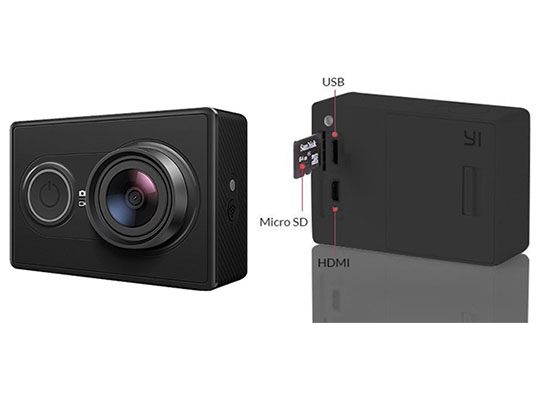 155度の超広角レンズ搭載、12,800円のアクションカメラ。YI製で