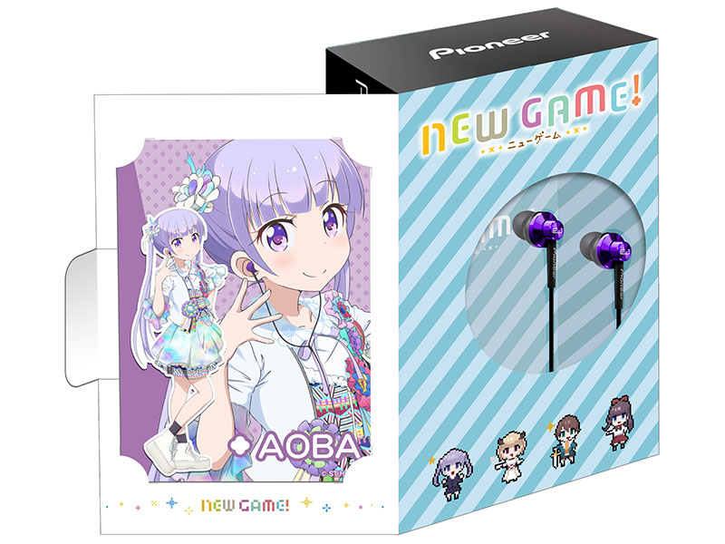第2期制作決定のアニメ「NEW GAME!」コラボイヤフォンがパイオニアから