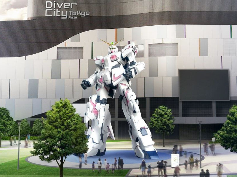 お台場の実物大ガンダムが、'17年秋「ユニコーンガンダム」に