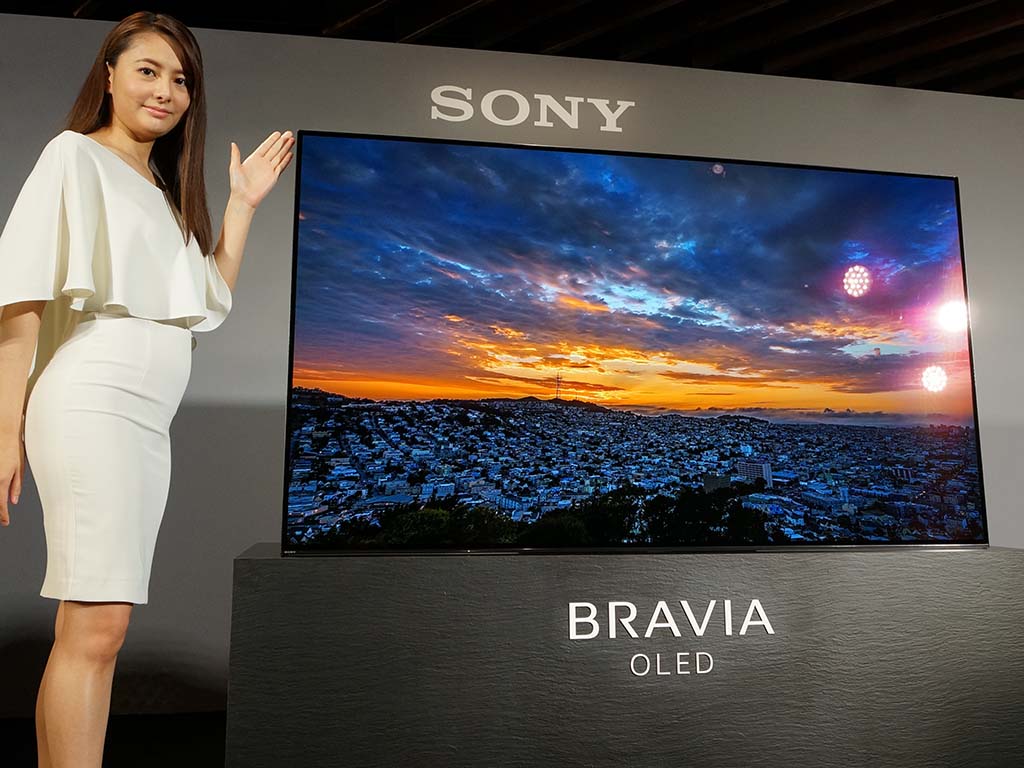 ソニー、4K有機ELテレビ「BRAVIA A1」。画面が鳴るもう一つのフラッグ