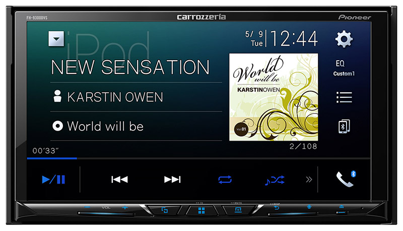パイオニア、CarPlay/Android Auto対応の最上位AVユニット。48bit DSP