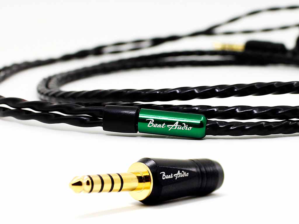 Beat Audio、4.4mm端子対応のイヤフォンケーブル18製品。Emeraldなど