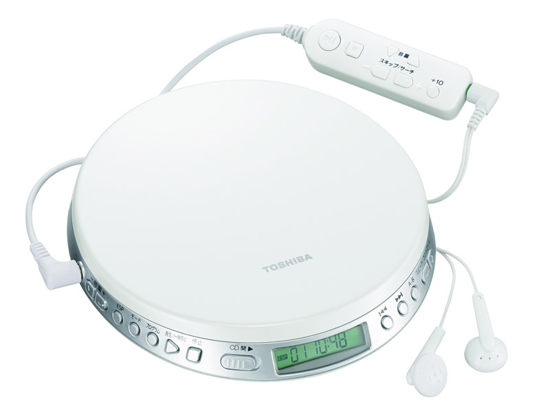 東芝エルイー、11段階の速度調節やレジューム再生対応のポータブルCD