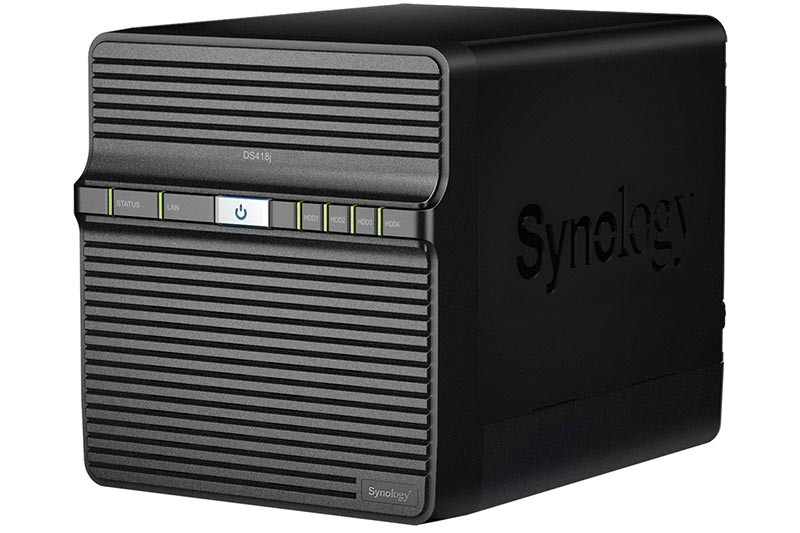 Synology、4ベイで実売35,000円のNASキット「DS418j」。CPUとメモリを