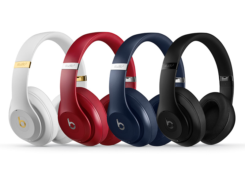 Beats Solo3 wireless Beatsヘッドホン 黒赤 - ヘッドフォン