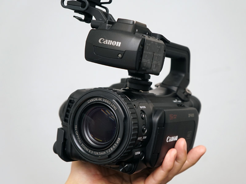 キヤノン、4K/60p対応の最上位ビデオカメラ「GX10」。業務用 