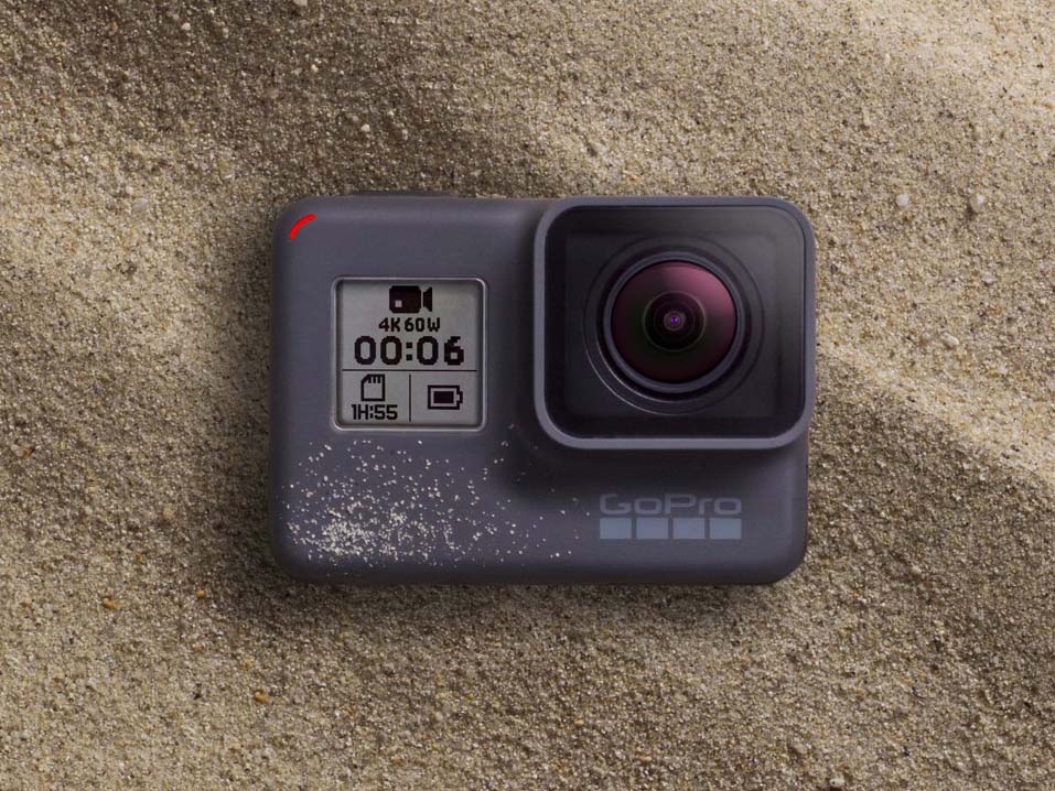 GoPro、4K/60p撮影やタッチズーム対応の「HERO6 Black」。59,000円 