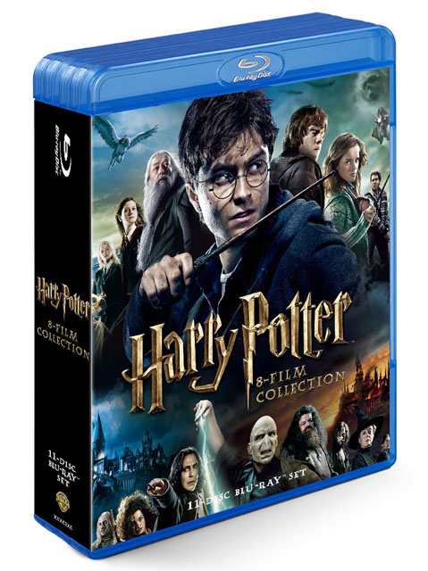 ハリー・ポッター」全8作と特典BD 3枚セットで11,800円のBD-BOX。1作