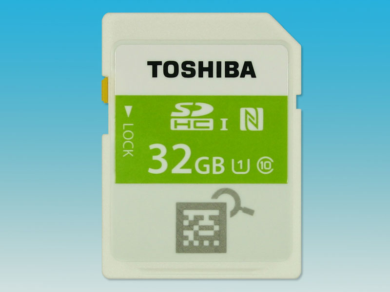 東芝、スマホをかざして保存画像を確認できるNFC搭載SDカード。8GBが