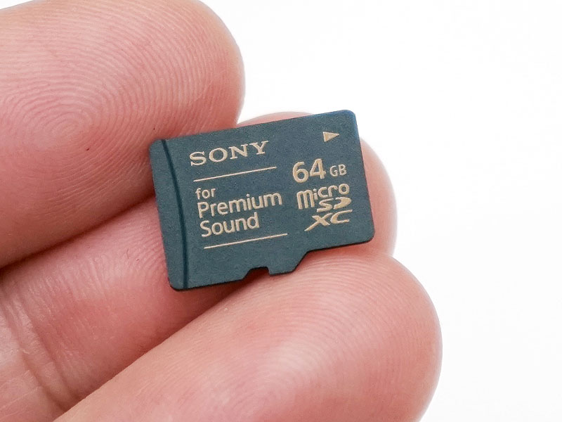 ソニー SONY for premium sound microSDカード 64-