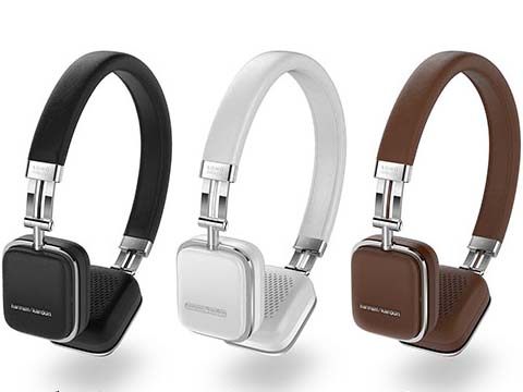 Harman Kardon、本革使用のBluetoothオンイヤーヘッドフォン