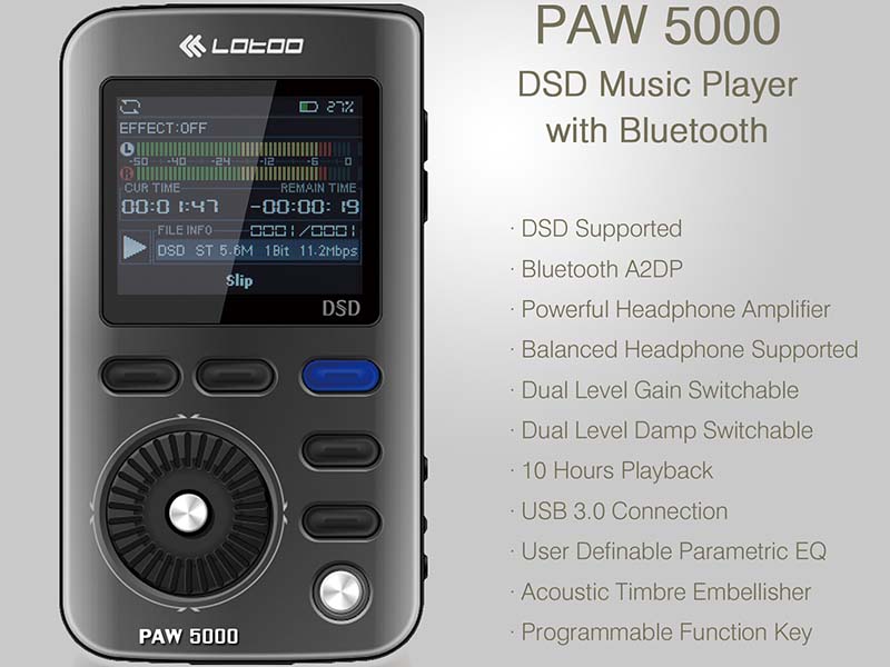 2.5mmバランス対応で6万円を切るハイレゾポータブルプレーヤー「Lotoo