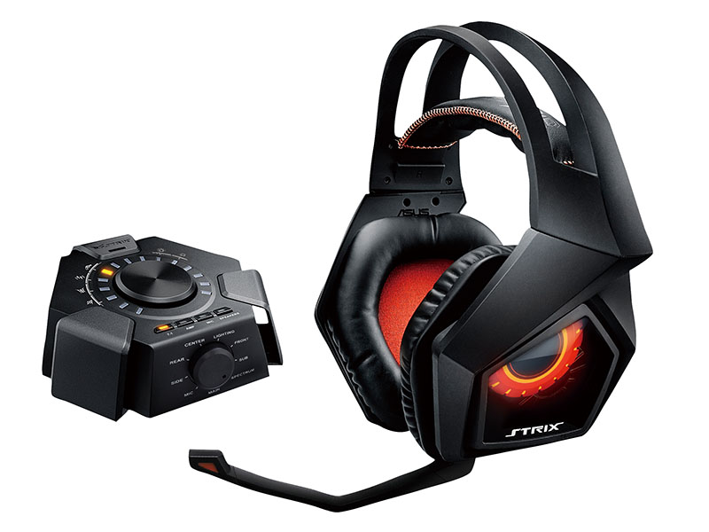 ASUS、片側5ドライバで7.1chサラウンド対応のゲーミングヘッドセット