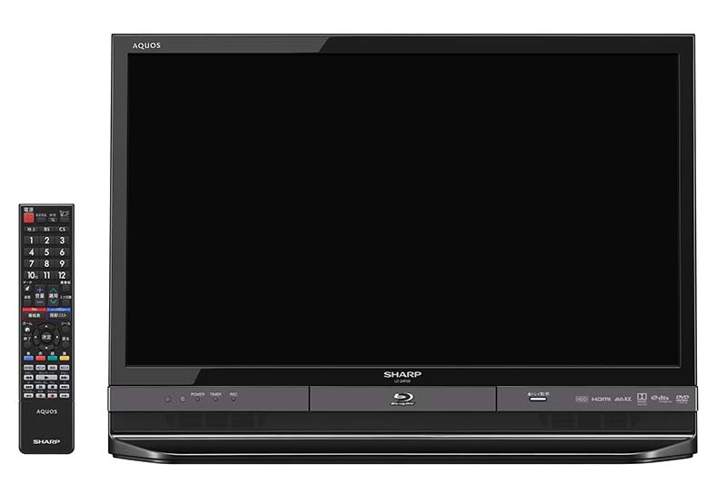 シャープ 32V型 ハイビジョン 液晶テレビ ブルーレイコーダー内蔵 ...