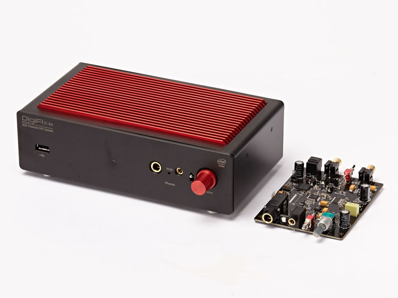 デジタルオーディオプレーヤー 本体 zionote、オーディオ用ファンレスPCのベアボーン「NUCBOX DigiFi X-24