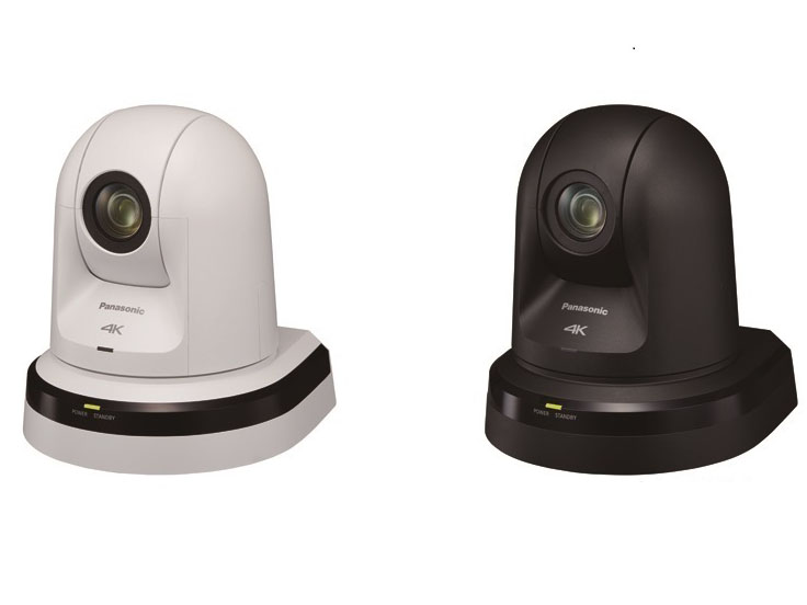 パナソニックから回転台一体型4Kカメラ。講義室やホールに設置し