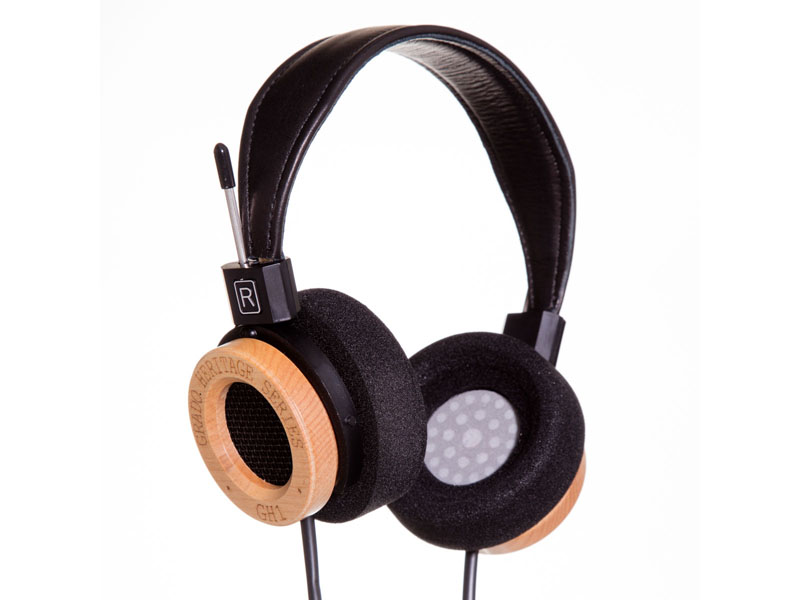 ヘッドホン Grado GH1 GRADO、ニューヨークのメープル材を使ったヘッドフォン「GH1」。限定22