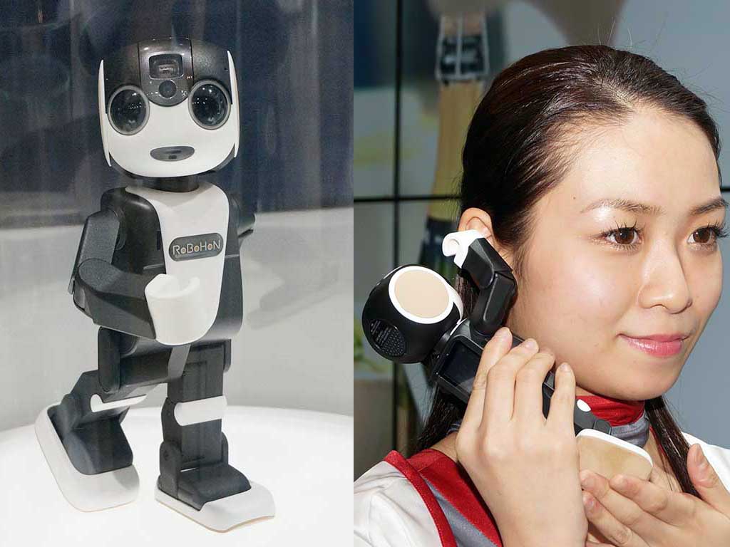 シャープ、モバイルロボット電話「RoBoHoN」'16年発売 - AV Watch