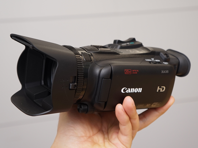 キヤノン、HDR風に撮影できるハイアマ向けビデオカメラ「XA30」。TVで 