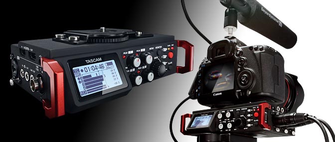 TASCAM、デジカメ動画撮影と同期録音できるPCMレコーダ。6トラック対応「DR-701D」 - AV Watch