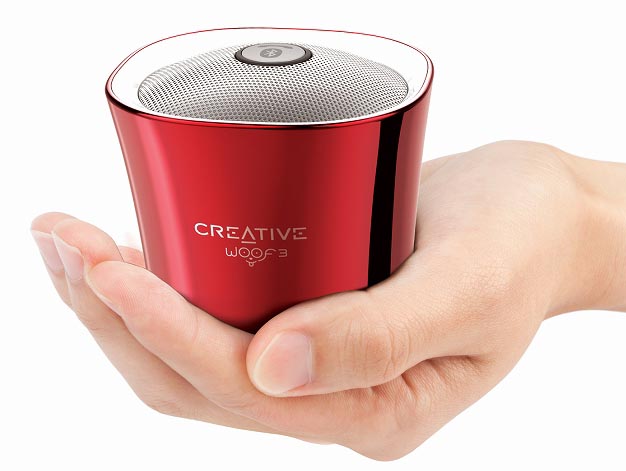 USBなど4通りの利用ができる手のひらBluetoothスピーカー「Creative