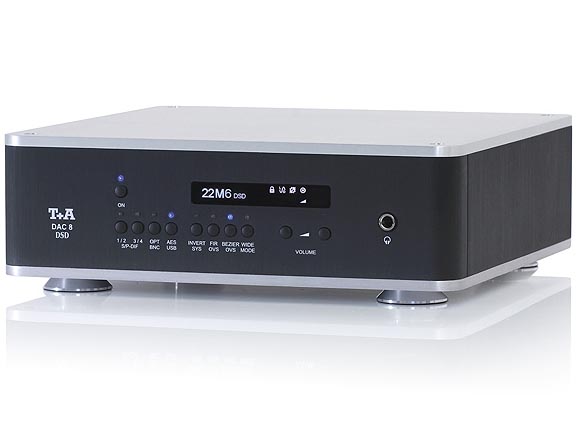 独T+A、DSD 22.6MHz対応の「DAC 8」。デジタル入力8系統で49万円 - AV