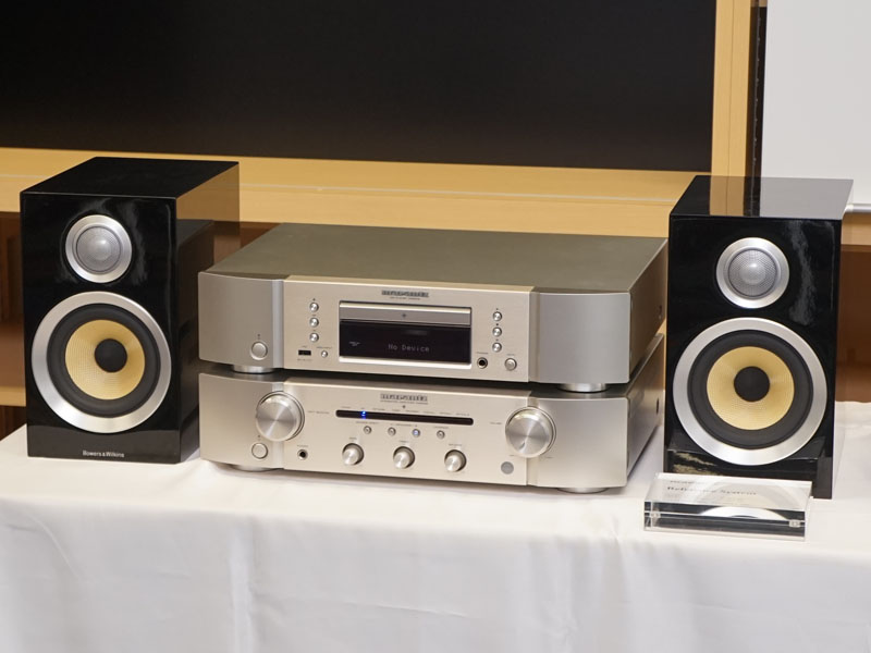 marantz プリメインアンプ CDデッキ JBLブックシェルフスピーカー 