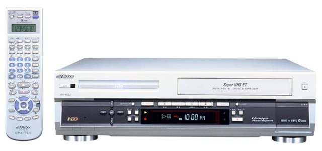 ビクター、40GB HDD搭載のHDD/S-VHSハイブリッドレコーダ