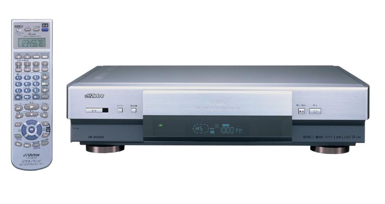 ビクター、アナログ音声のリニアPCM録音が可能なHS対応D-VHSデッキ