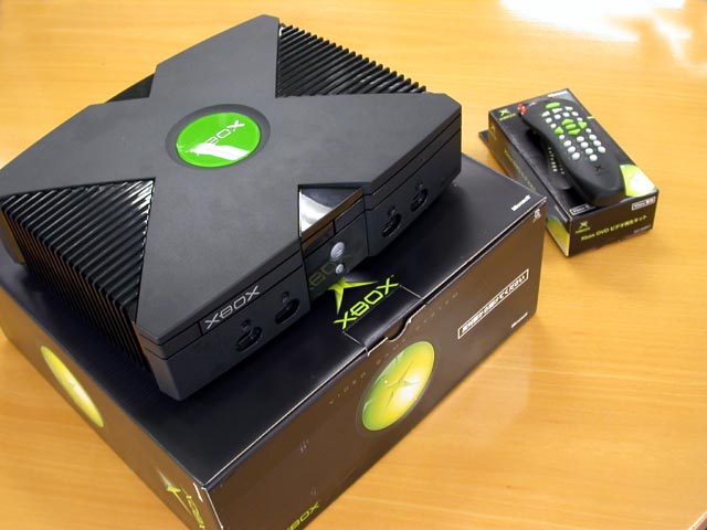 動作ok 初代 Xbox 箱、DVDリモコン付 - 家庭用ゲーム本体