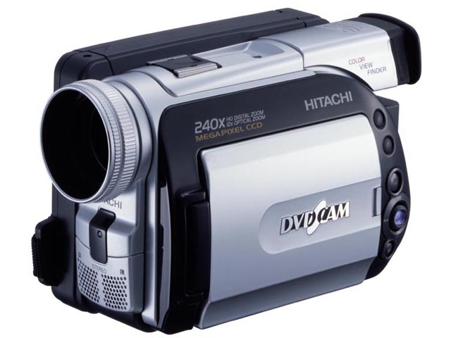 日立、8cmDVD-Rにも対応したDVDビデオカメラ