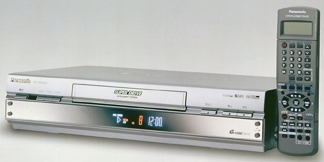 松下、5倍モード対応のS-VHSフラッグシップ機