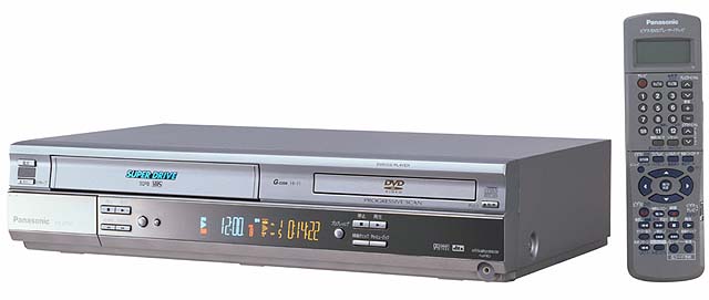 松下、プログレッシブDVD+VHSのコンボデッキ2機種