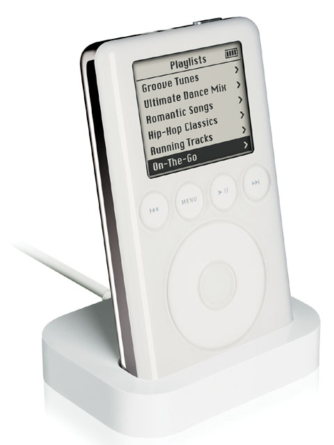 アップル、第3世代iPod 10GB/15GB/30GBを発表