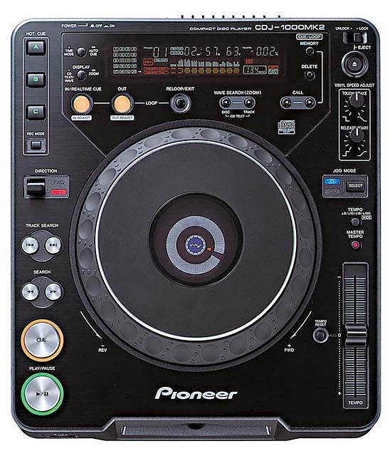 パイオニア、DJパフォーマンスをデジタル出力できるDJ用CDプレーヤー
